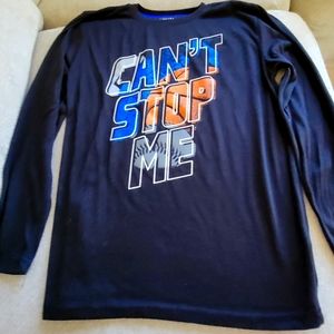 Boys Max and Olivia XL 16-18 black long sleeve t-shirt, good condition